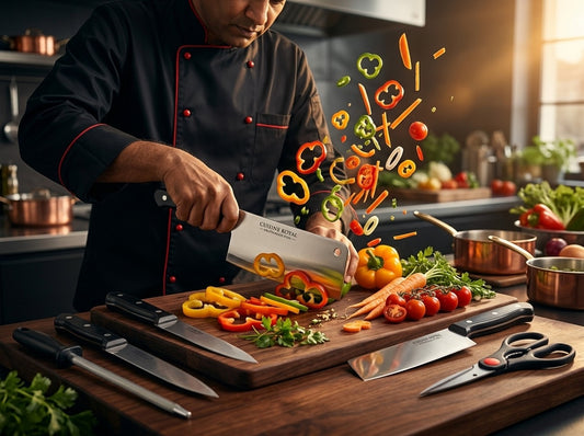Premium 8-Piece Stainless Steel Knife Set – Chef Grade Sharpness, Rust & Stain